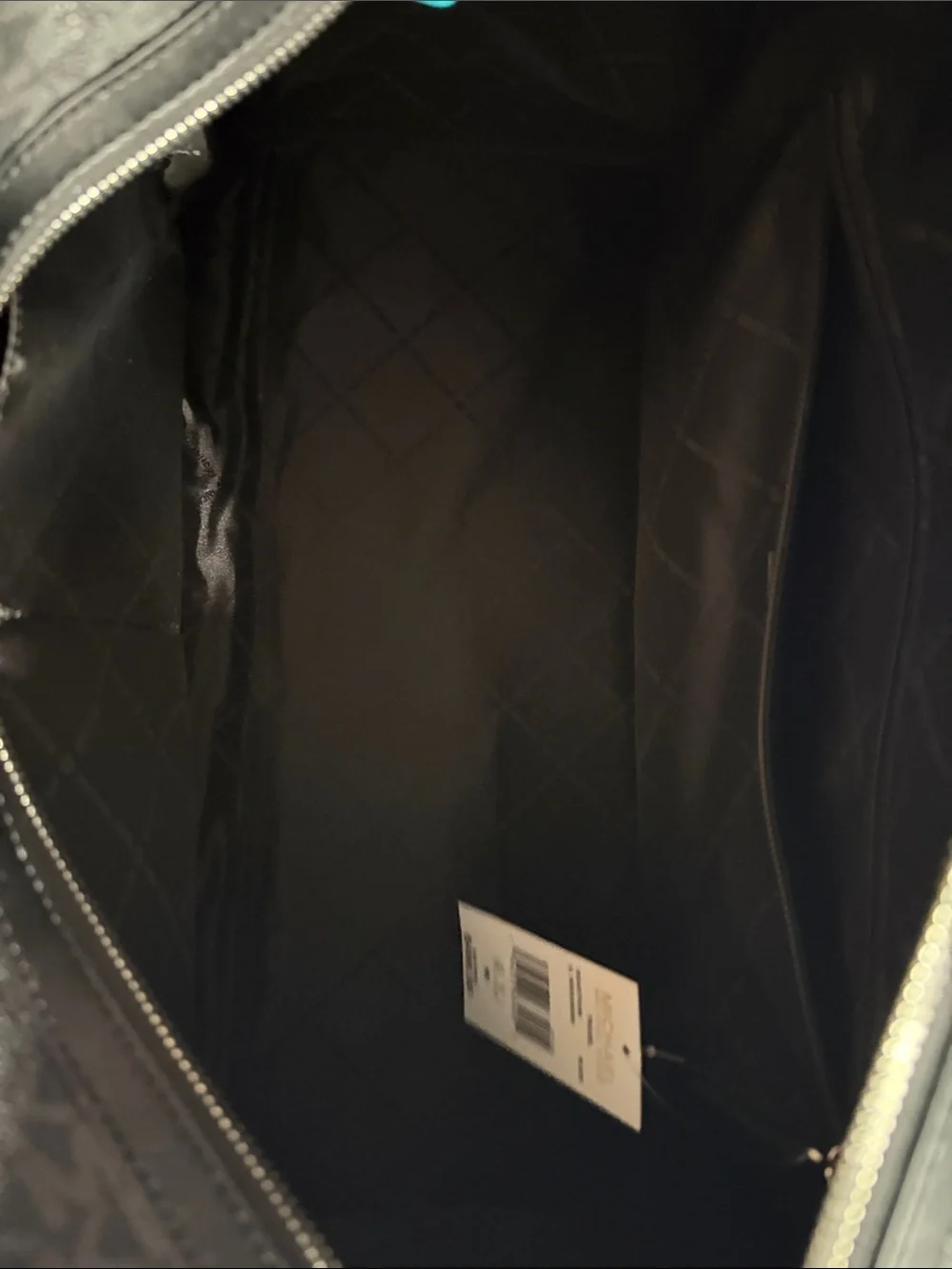 Michael Kors Black MK Logo Laptop Tote